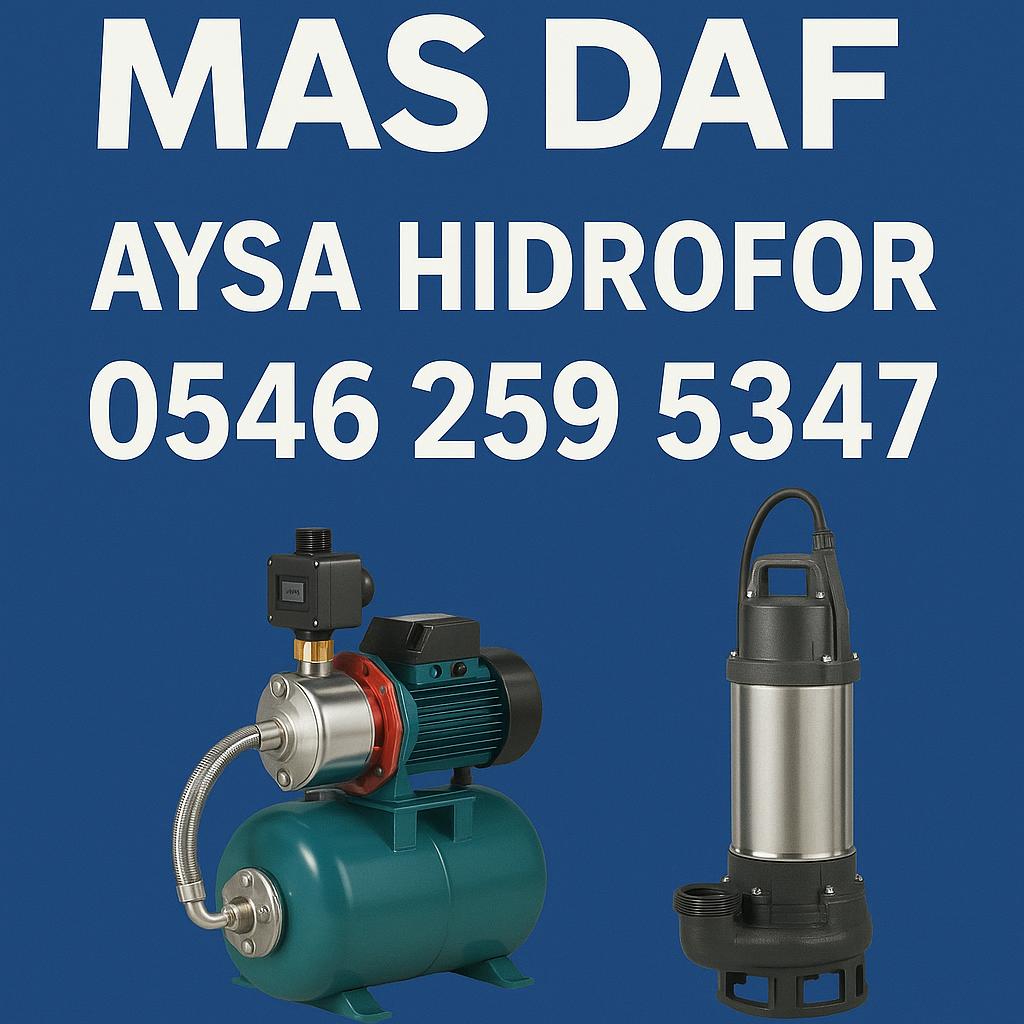 Gaziosmanpaşa Masdaf Hidrofor Servisi